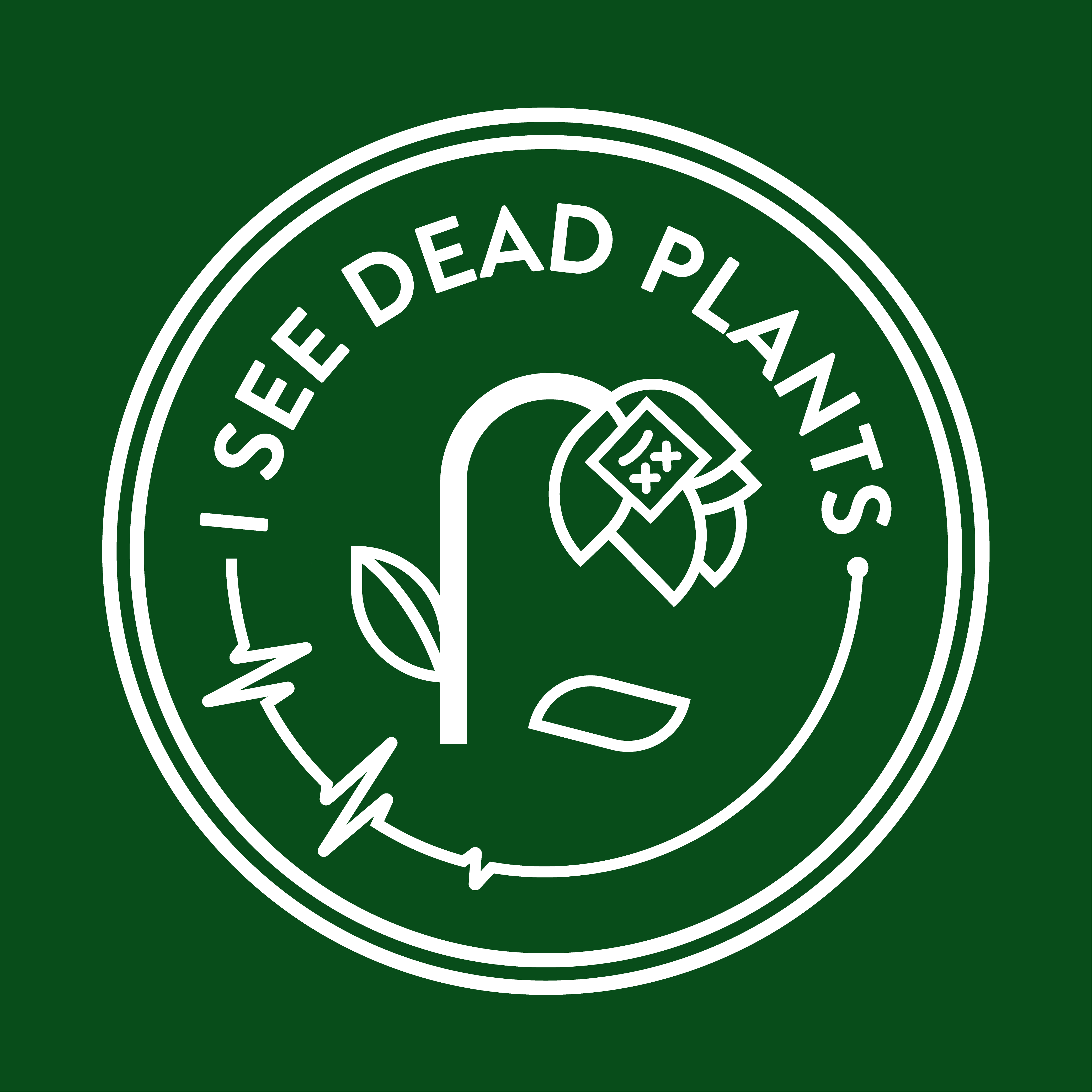 The Logo of the I see Dead Plants Podcast